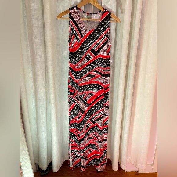 NWT Chico's Jersey Maxi Dress Sleeveless Size small-Chico's 0 - Picture 1 of 5